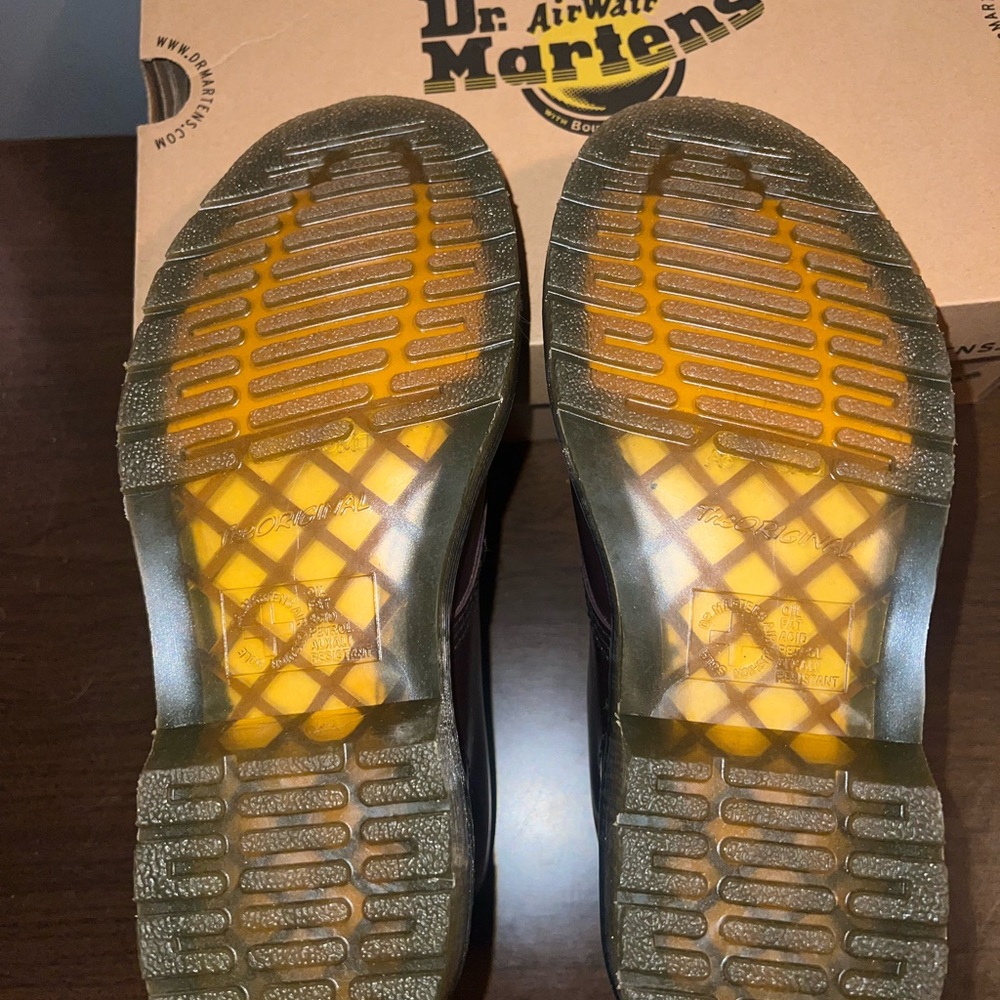 Dr. Martens Dark Cherry Boots - Picture 2 of 6